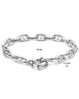 Zilver Gerhodineerd Armband Marine 7,1 Mm 19 Cm Met Groot Springslot 1334870 - PansiteNederland.nl
