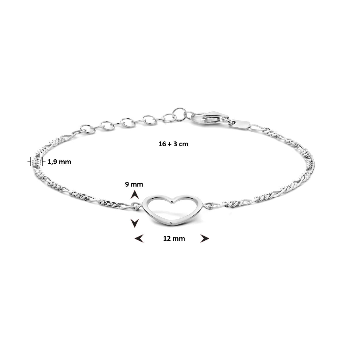 Fantasy Collection Armband closed forever zilver