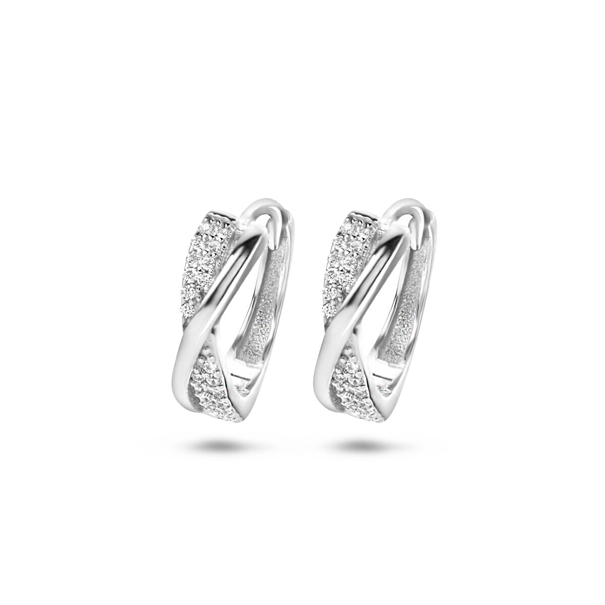 Fantasy Collection Oorbellen zirkonia zilver