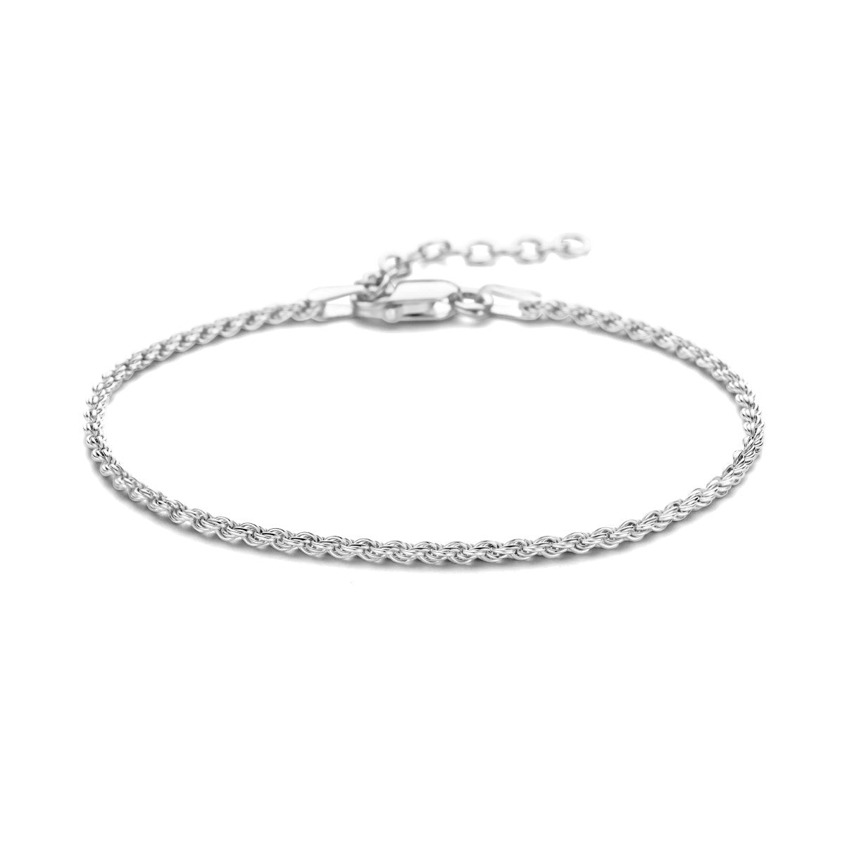 Fantasy Collection Armband koord 1,7 mm zilver