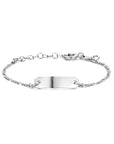 Zilver Gerhodineerd Graveerarmband Plaat 5,0 Mm 16 + 2 Cm 1335177 - PansiteNederland.nl