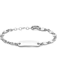 Zilver Gerhodineerd Graveerarmband Plaat 5,0 Mm 11 + 2 Cm 1335181 - PansiteNederland.nl