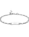 Zilver Gerhodineerd Graveerarmband Plaat 5,0 Mm 16 + 2 Cm 1335182 - PansiteNederland.nl
