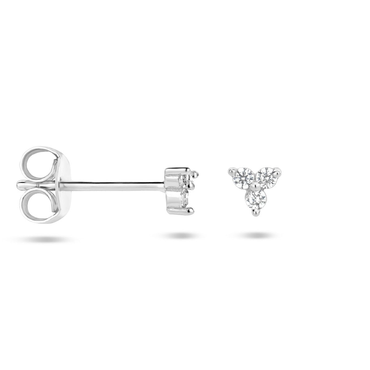 Fantasy Collection Oorbellen zirkonia zilver