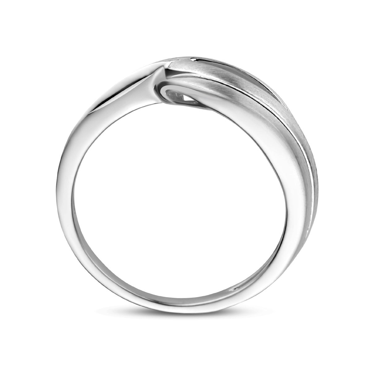 Fantasy Collection Ring poli/mat zilver