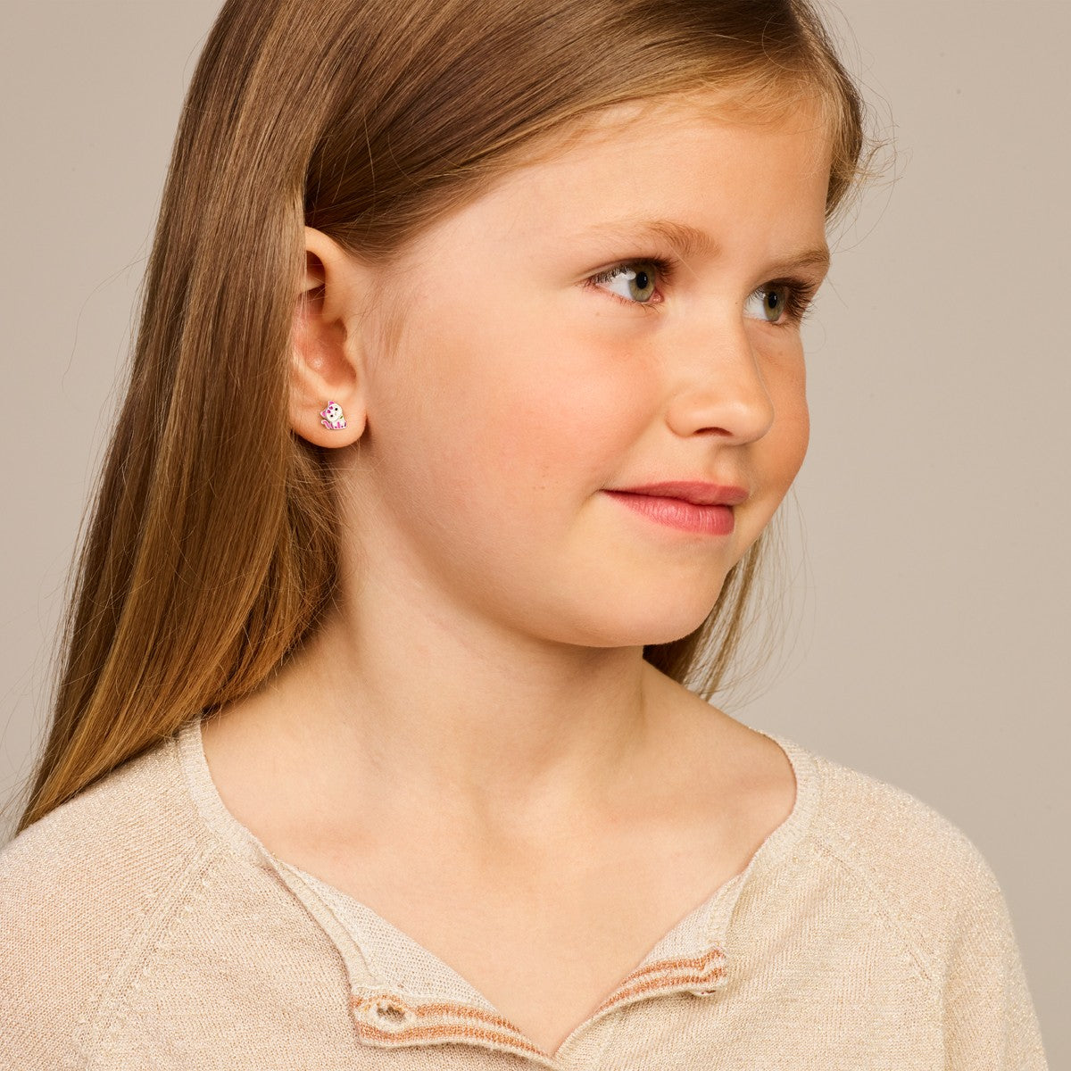 Zilveren oorknoppen poes - 1335402 - PansiteNederland.nl