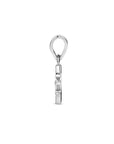 zilver gerhodineerd hanger poes 1335403 - PansiteNederland.nl