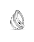 zilver gerhodineerd hanger zirkonia 1335413 - PansiteNederland.nl