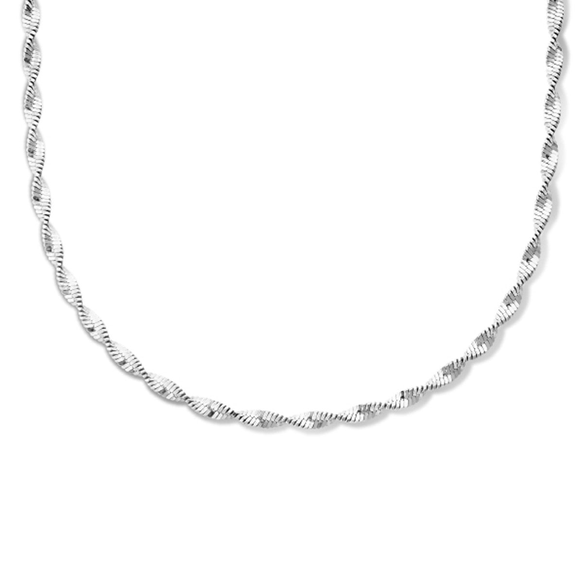 Fantasy Collection Collier 2,7 mm 42 + 3 cm zilver
