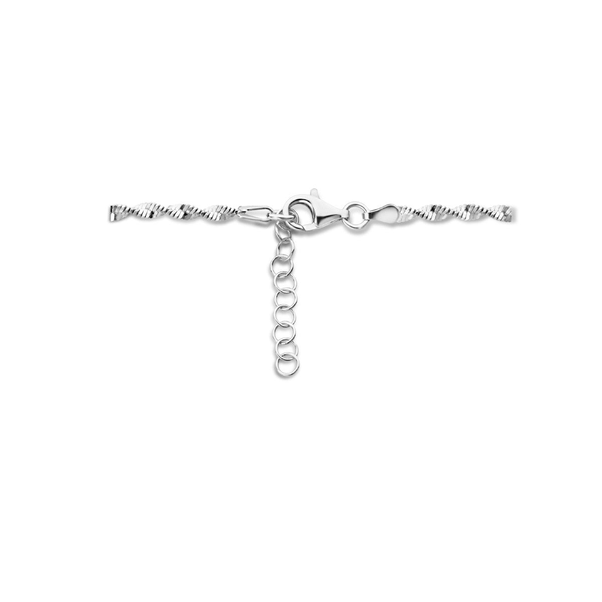 Fantasy Collection Collier 2,7 mm 42 + 3 cm zilver
