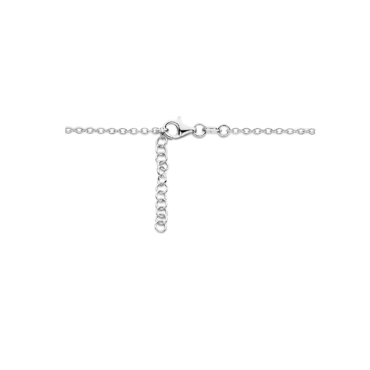 Fantasy Collection Collier hart en infinity 40 + 4 cm zilver