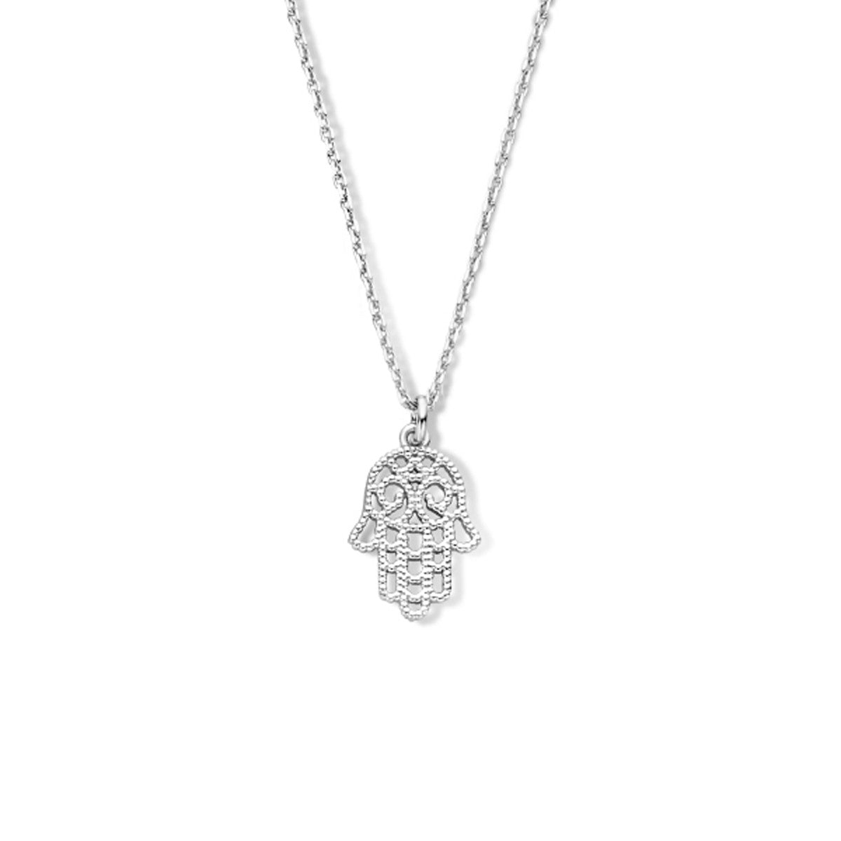 Fantasy Collection Collier handje van fatima 40 + 4 cm zilver