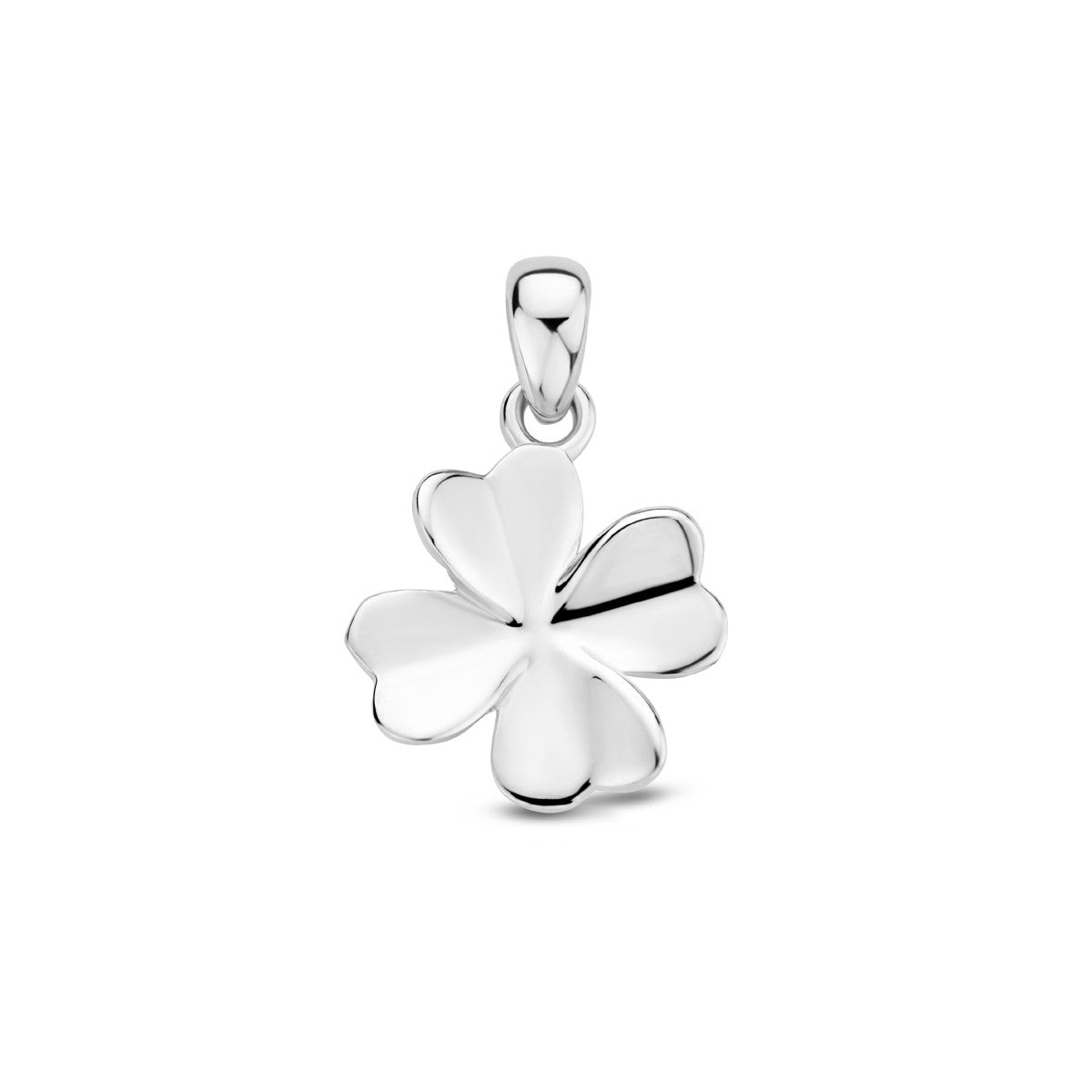 Fantasy Collection Hanger klavertje 13 mm zilver