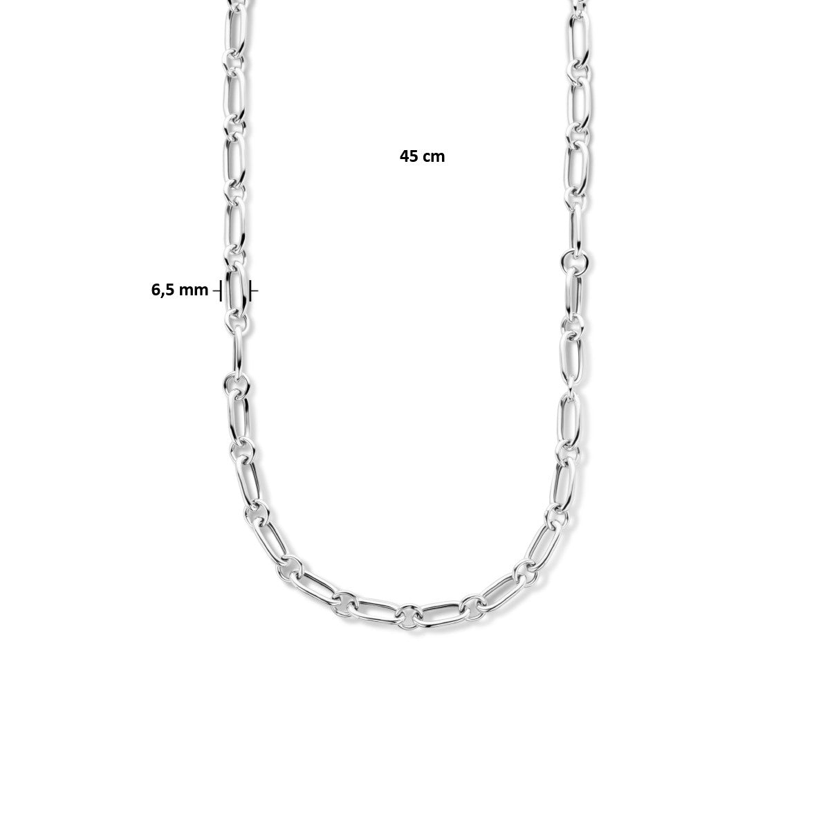 Fantasy Collection Collier zilver 45 cm