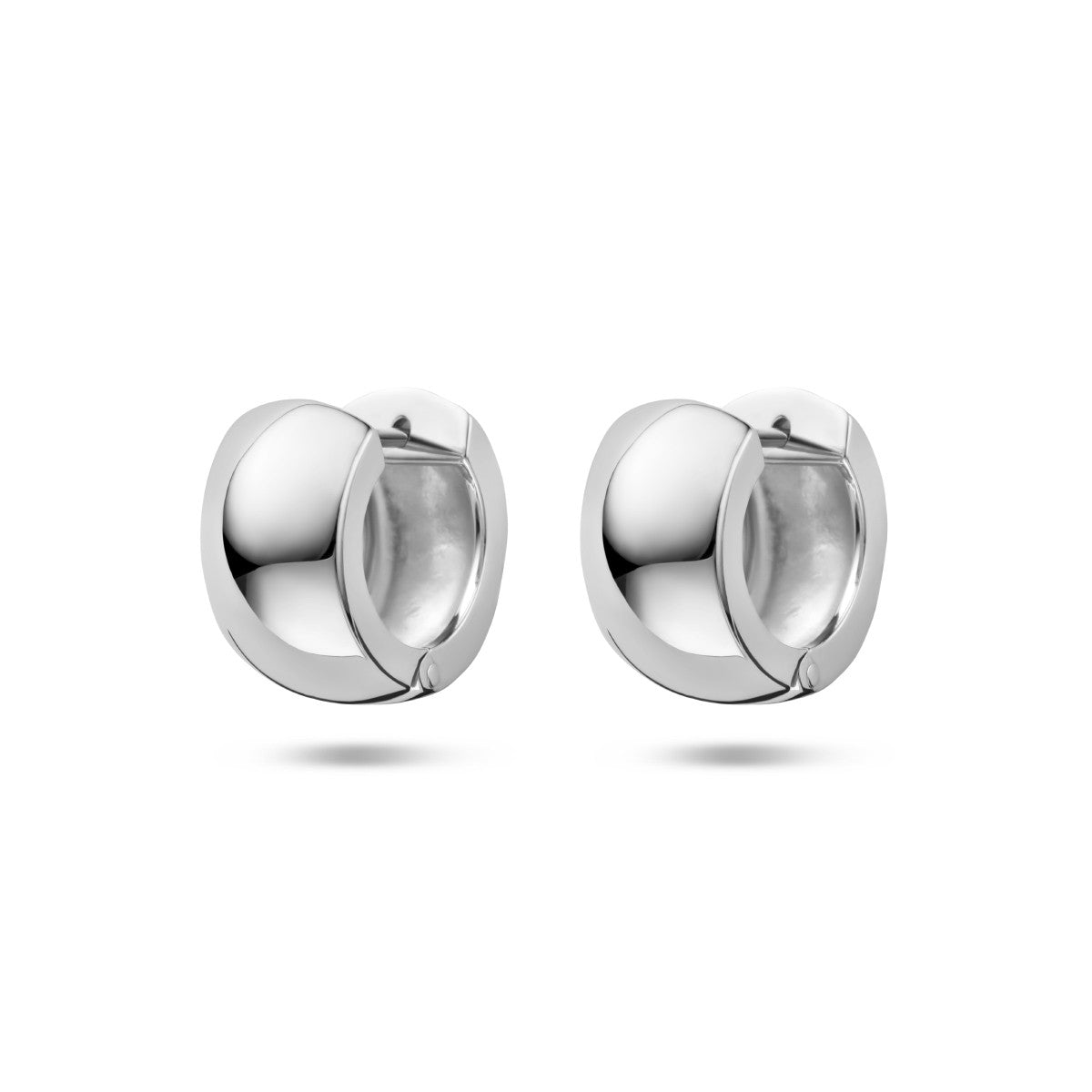 Fantasy Collection Oorbellen bol 17 mm zilver
