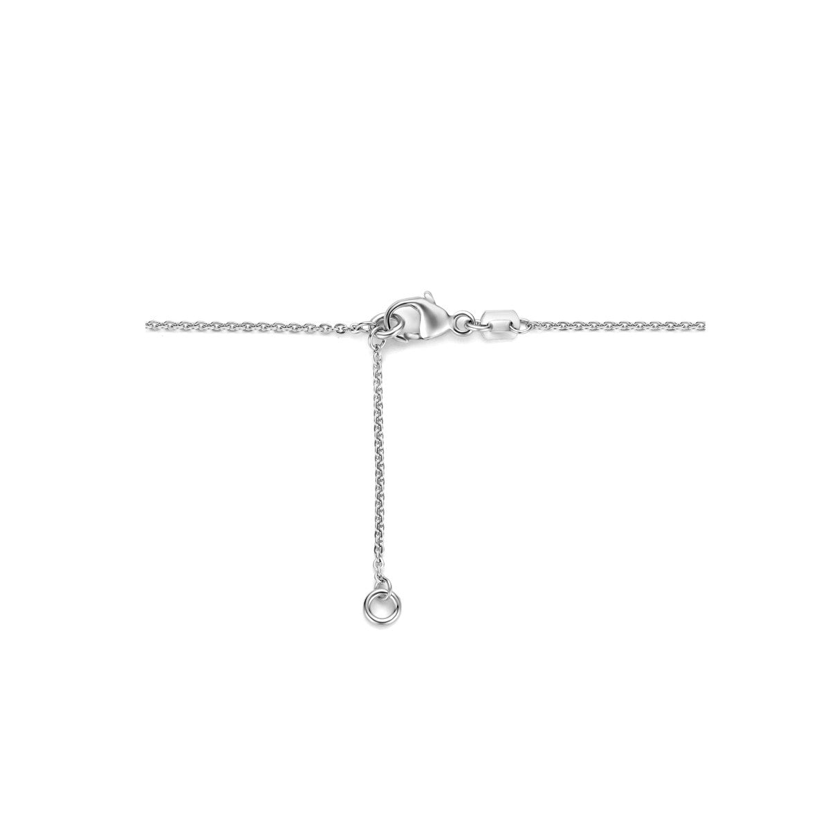 Fantasy Collection Collier zirkonia 41 + 4 cm halo zilver
