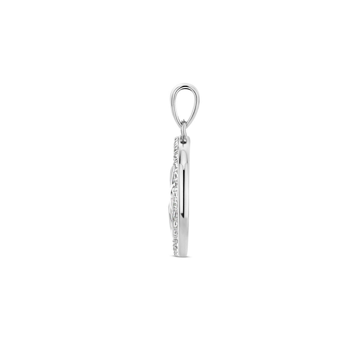 Fantasy Collection Hanger moeder en kind zirkonia 17,5 mm zilver