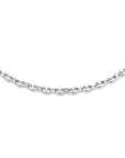 zilver gerhodineerd collier koffieboon 3,7 mm 42 + 3 cm 1335891 - PansiteNederland.nl