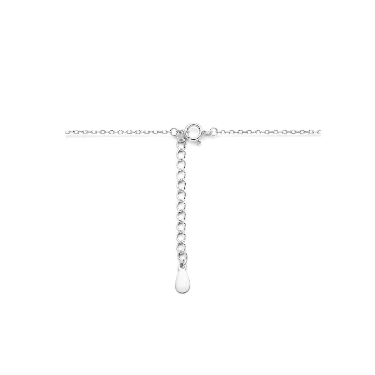 Fantasy Collection Collier parel 41 + 4 cm zilver