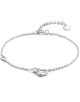 Zilver Gerhodineerd Armband Hartjes 16 + 3 Cm 1335972 - PansiteNederland.nl