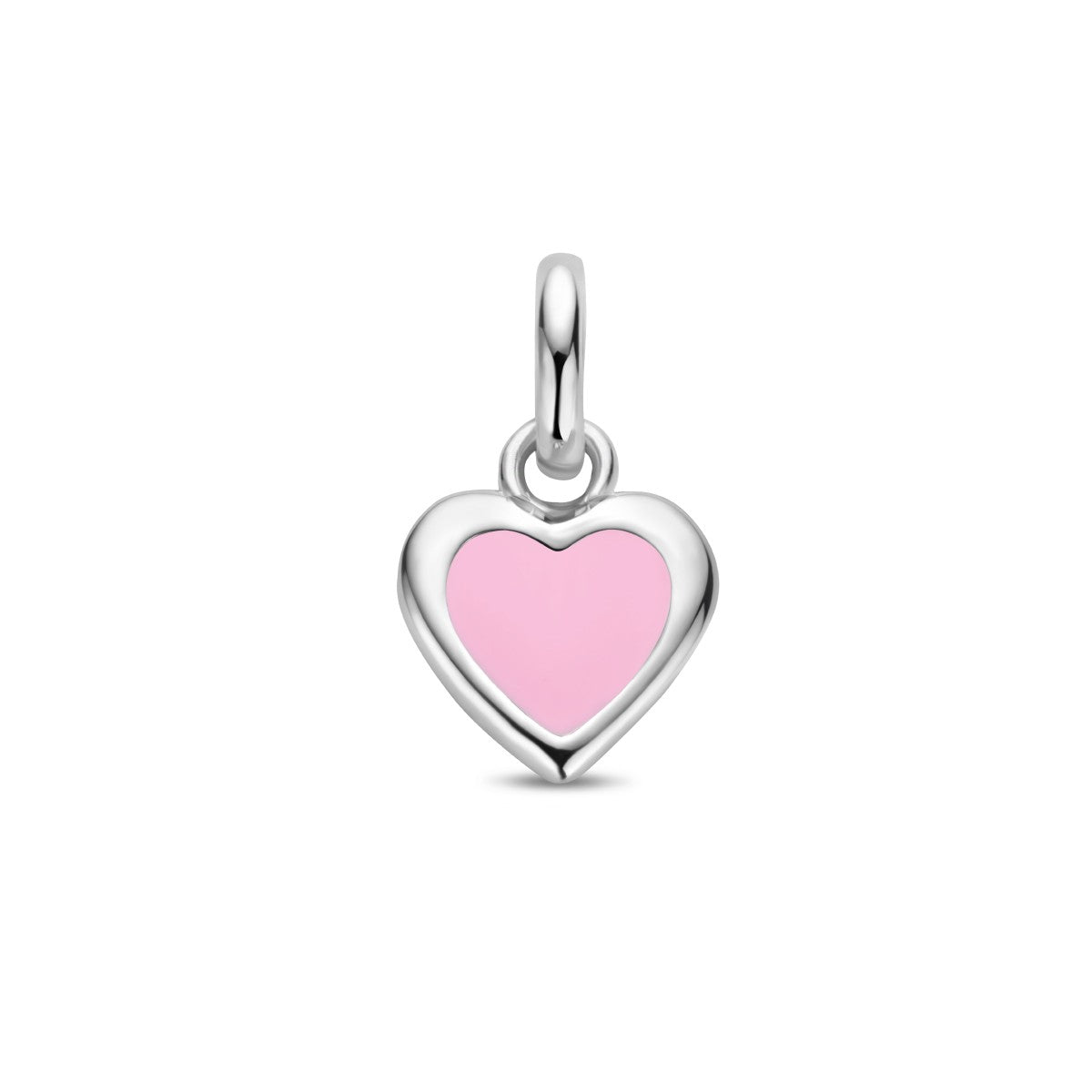 Fantasy Collection Hanger hart emaille zilver
