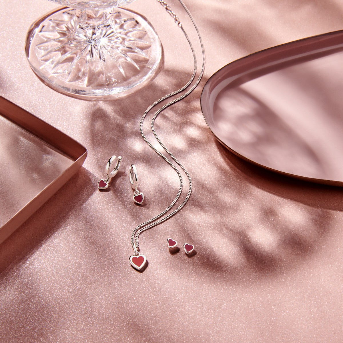 Zilveren oorknoppen hart - 1336085 - PansiteNederland.nl