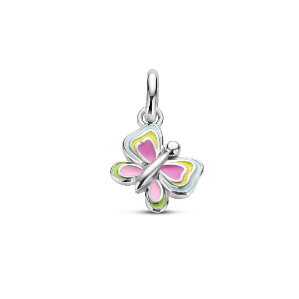 Fantasy Collection Hanger vlinder emaille zilver