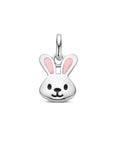 zilver gerhodineerd hanger konijn 1336090 - PansiteNederland.nl