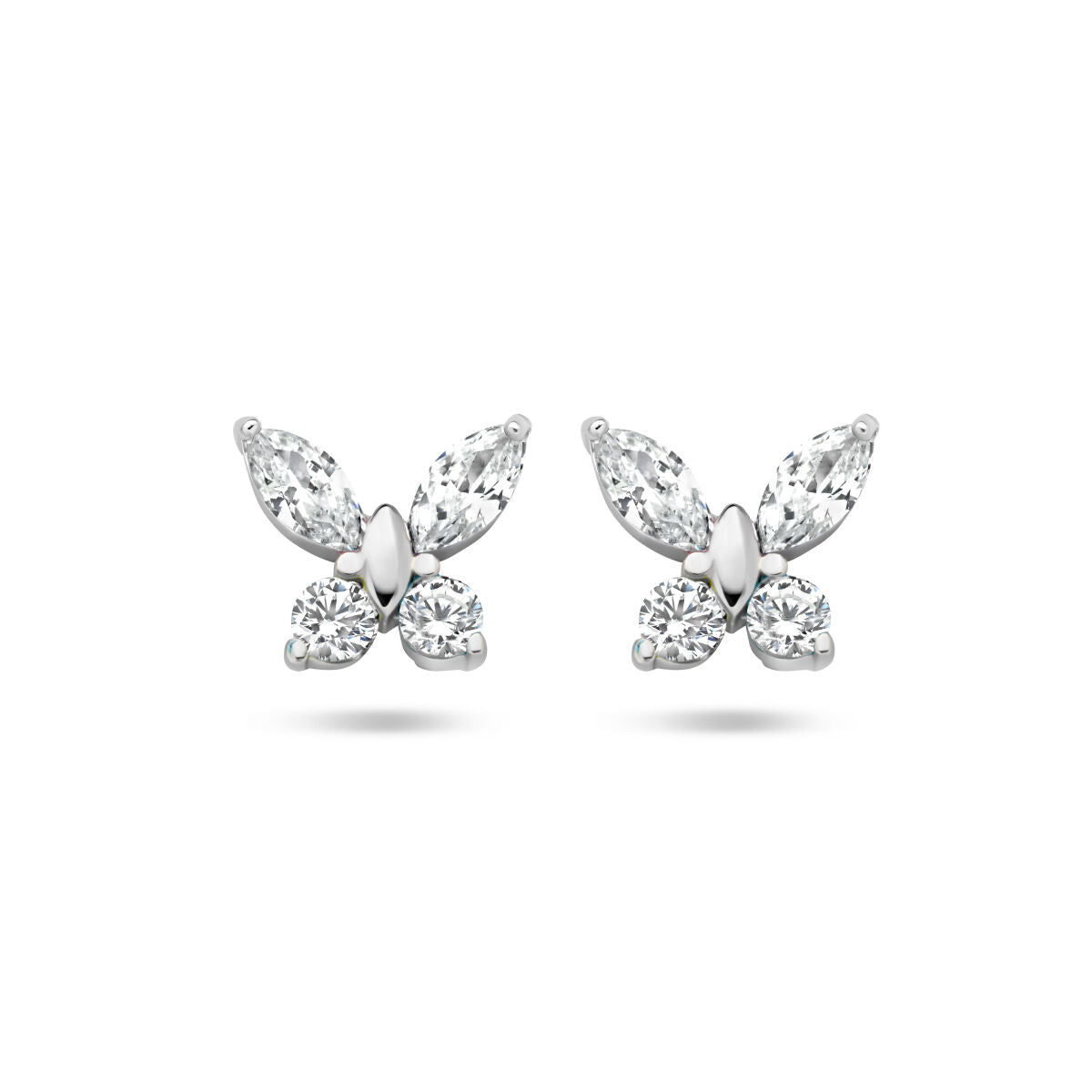 Fantasy Collection Oorbellen vlinder zirkonia zilver - PSN1336093