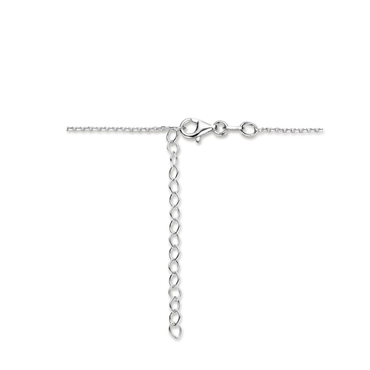 Fantasy Collection Y-collier parel 45 + 5 cm zilver