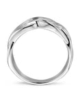 Gerhodineerd Zilver Ring Gevlochten 1336191 - PansiteNederland.nl