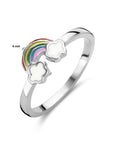 Gerhodineerd Zilver Ring Regenboog 1336209 - PansiteNederland.nl