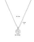 zilver gerhodineerd collier levensboom 41 + 4 cm 1336370 - PansiteNederland.nl