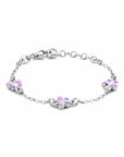 Zilver Gerhodineerd Armband Vlinders 11 + 2 Cm 1336389 - PansiteNederland.nl