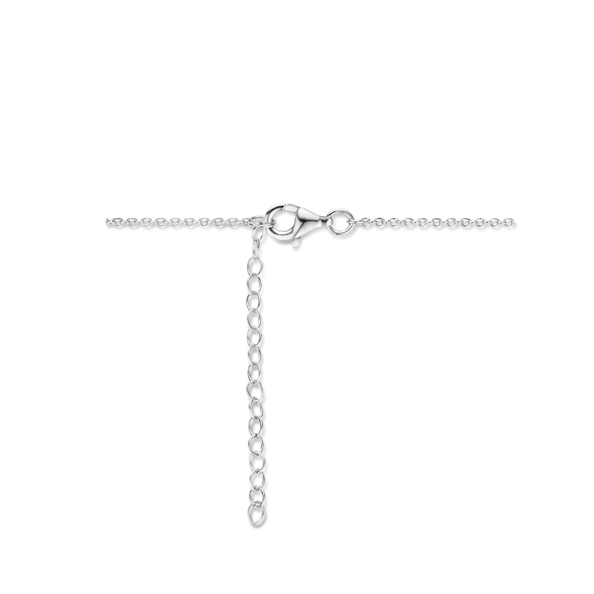 Fantasy Collection Collier hart en infinity 41 + 4 cm zilver