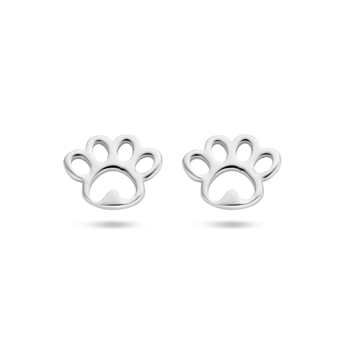 Zilveren oorknoppen hondenpoot - PSN1336511