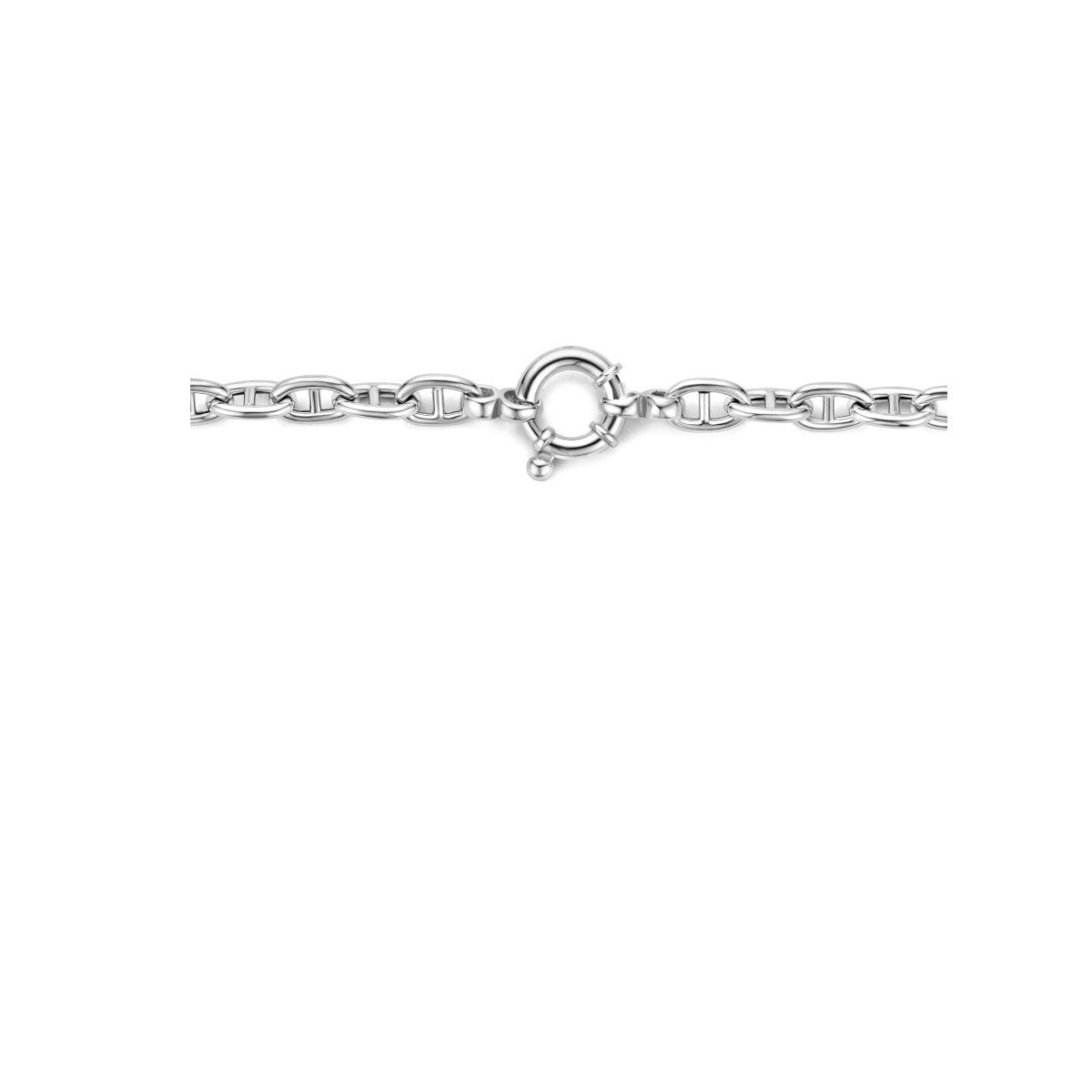 Fantasy Collection Collier marine met groot veerslot 7,1 mm 45 cm zilver