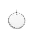 Zilveren Graveerhanger rond 1337150 - PansiteNederland.nl