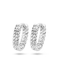 Zilver Gerhodineerd Klapoorringen 1336630 - PansiteNederland.nl