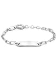 Zilver Gerhodineerd Graveerarmband 11 + 2 Cm Plaat 5,0 Mm 1336691 - PansiteNederland.nl