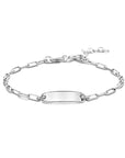 Zilver Gerhodineerd Graveerarmband 16 + 2 Cm Plaat 5,0 Mm 1336692 - PansiteNederland.nl