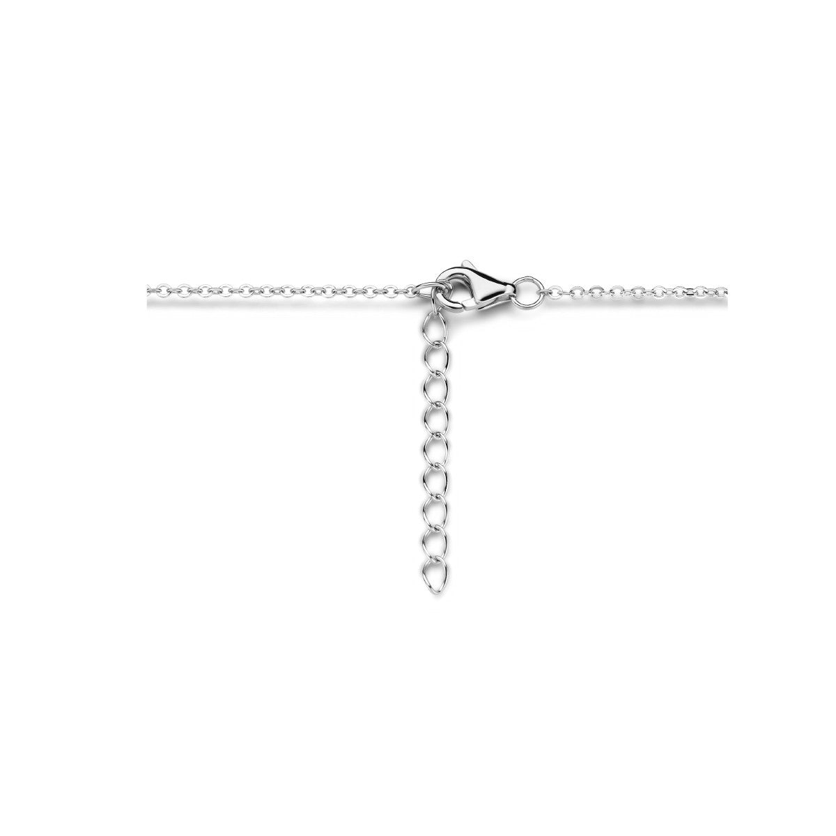 Fantasy Collection Collier hart en infinity 42 + 3 cm zilver