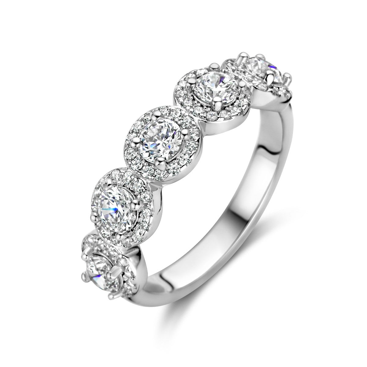 Fantasy Collection Ring zikonia halo zilver