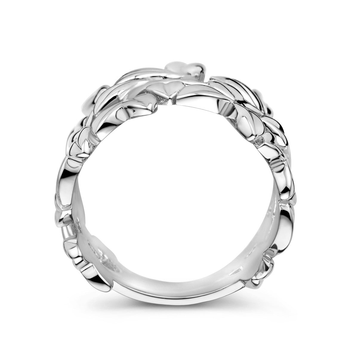 Fantasy Collection Ring bladeren zilver