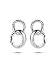 Zilver Gerhodineerd Oorhangers Schakel 1336799 - PansiteNederland.nl