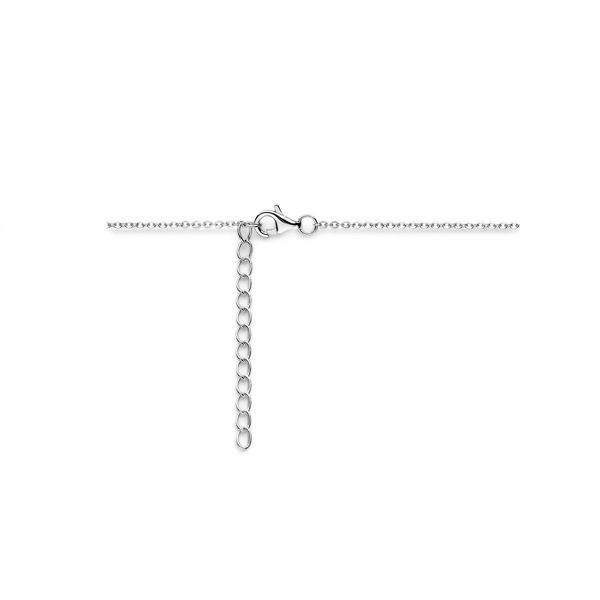 Fantasy Collection Collier hartjes 36 + 4 cm zilver
