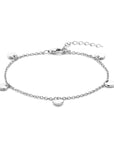 Zilver Gerhodineerd Armband Hartjes 13 + 3 Cm 1336854 - PansiteNederland.nl