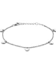 Zilver Gerhodineerd Armband Hartjes 13 + 3 Cm 1336854 - PansiteNederland.nl