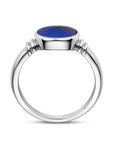 Gerhodineerd Zilver Ring Lapis 1336860 - PansiteNederland.nl