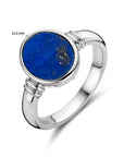 Gerhodineerd Zilver Ring Lapis 1336860 - PansiteNederland.nl